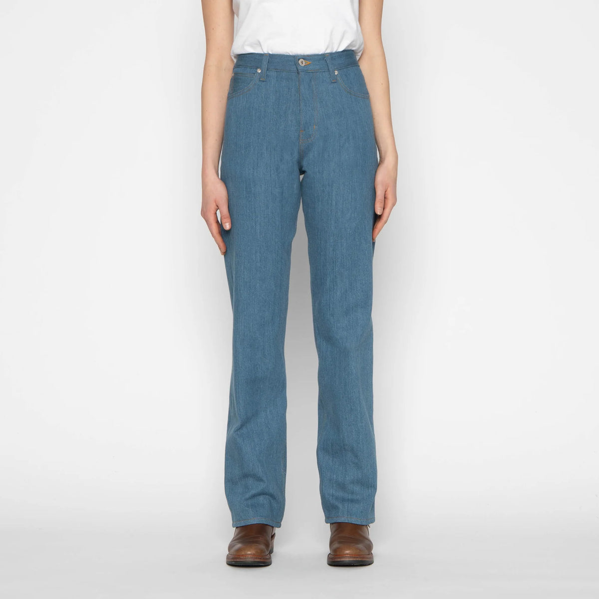 Naked And Famous - Womens True Girl - Vintage Blues Selvedge