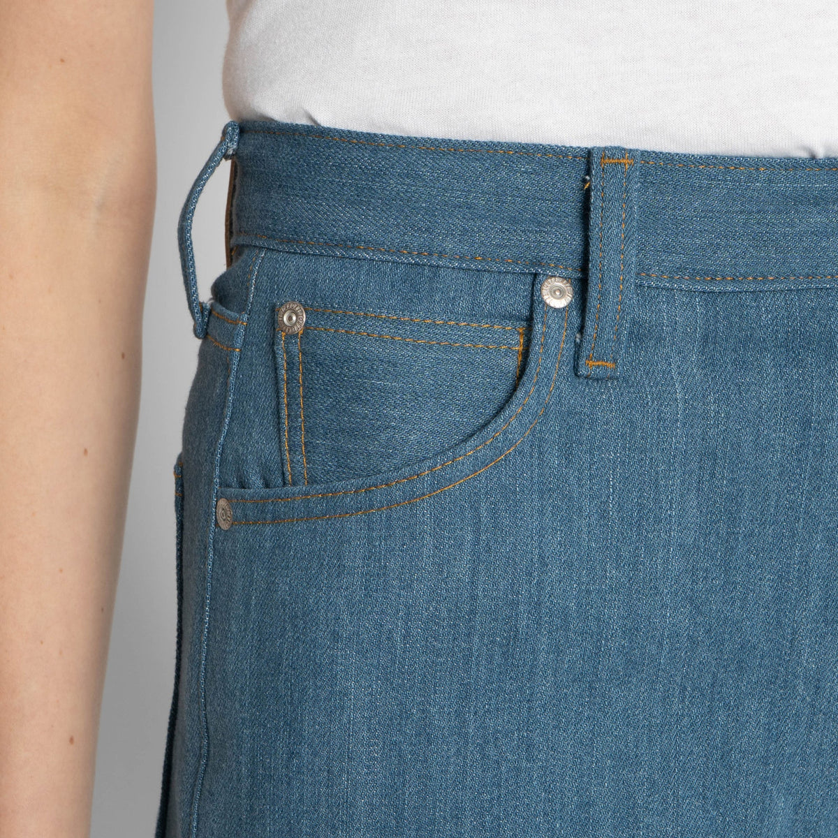 Naked And Famous - Womens True Girl - Vintage Blues Selvedge
