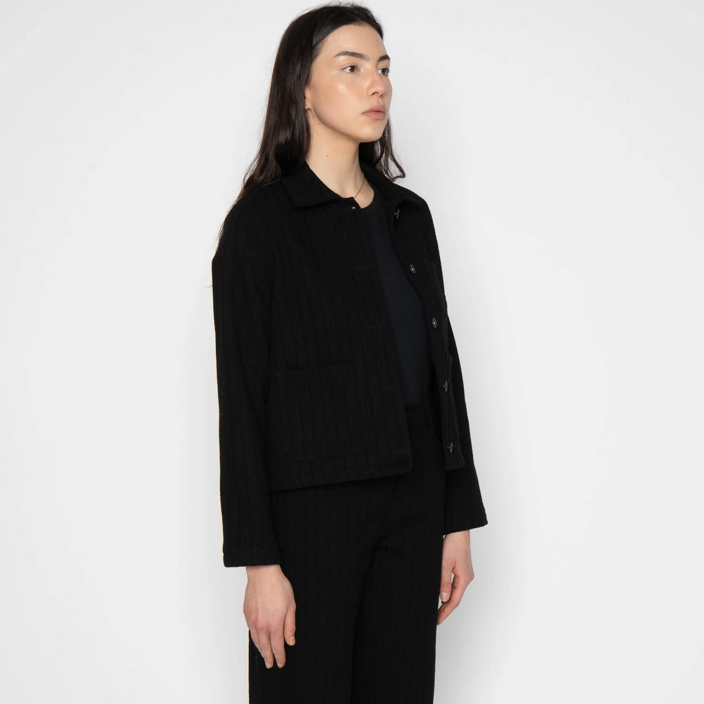 Naked And Famous - Womens Gracie Jacket - Black Sugiaya