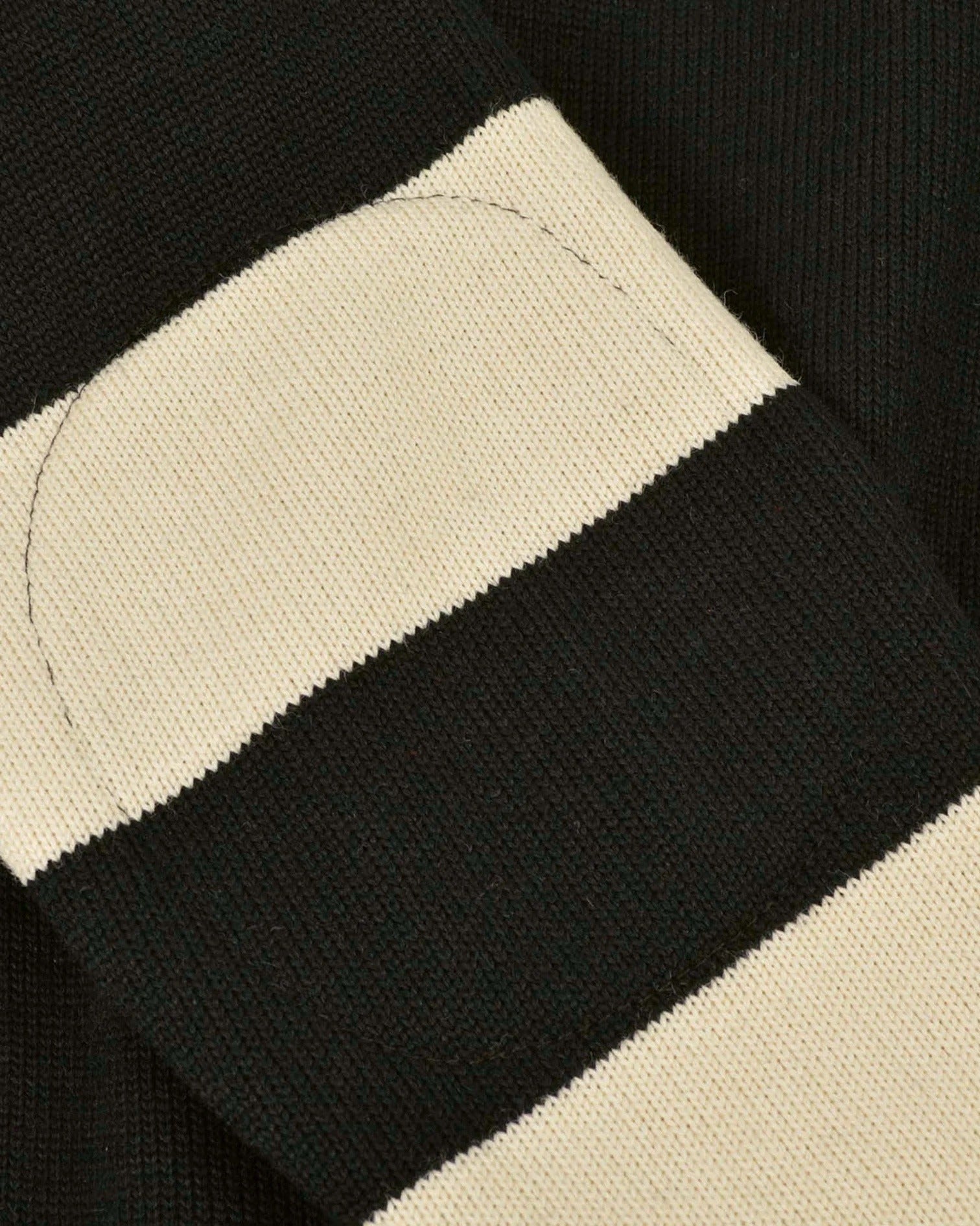 Dehen Motorcycle Sweater - Black / Off White