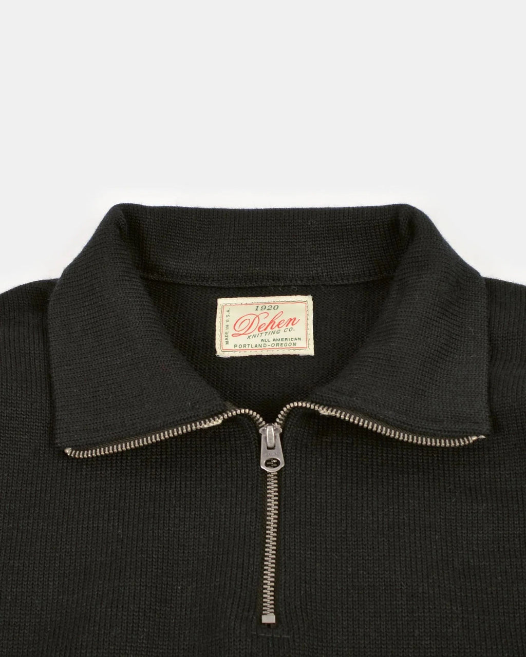 Dehen Motorcycle Sweater - Black / Off White