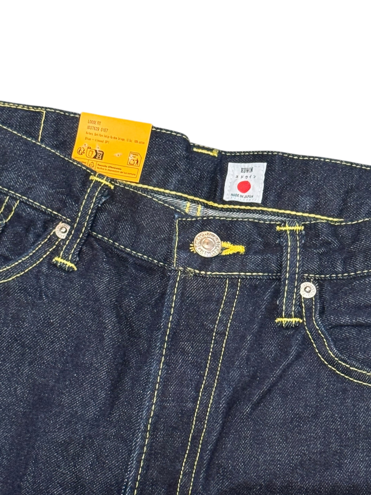 Edwin X Spiewak Loose  Fit 13.5oz Dark Pure indigo rainbow selvage
