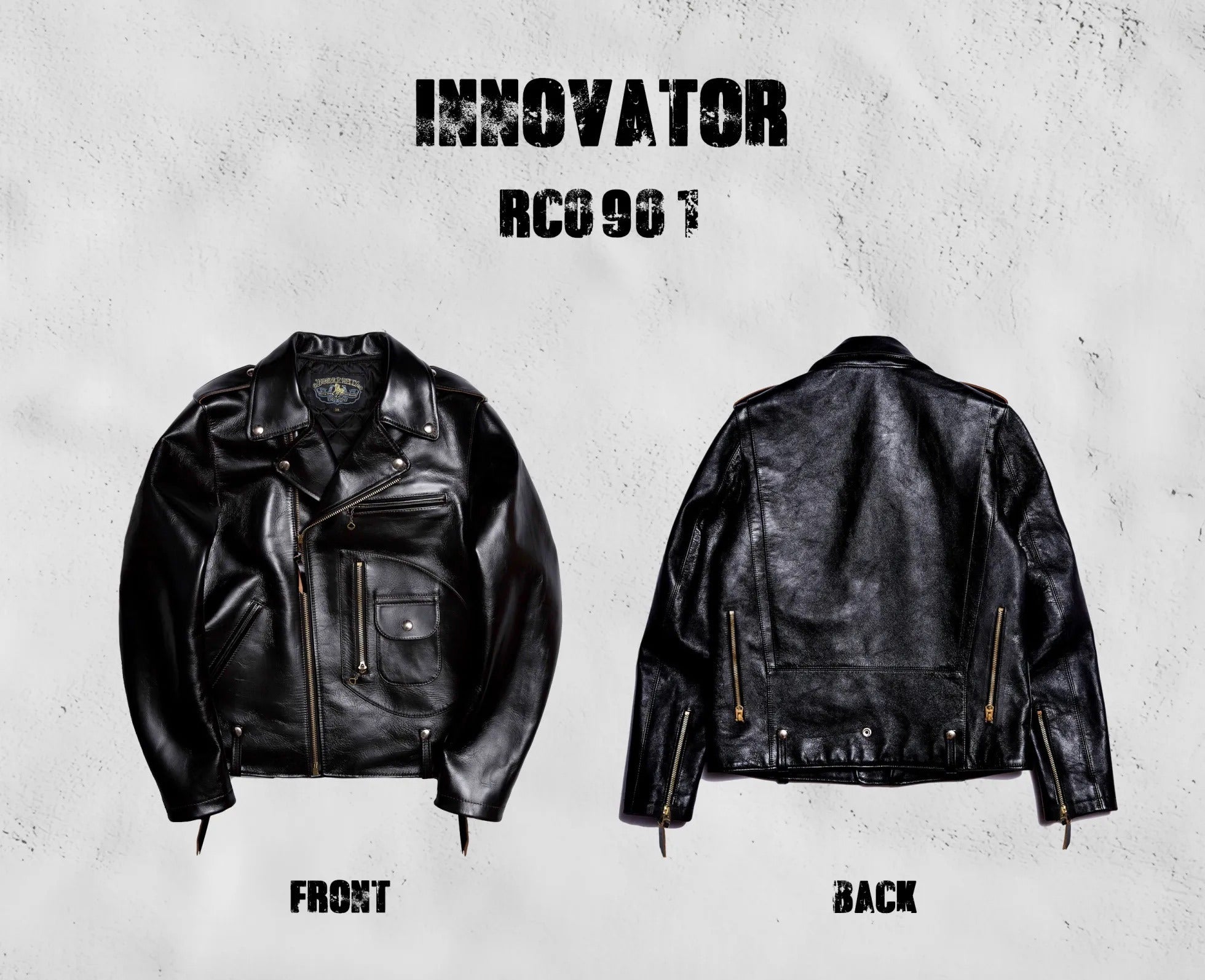 Double Helix The Innovator Horsehide Jacket Black