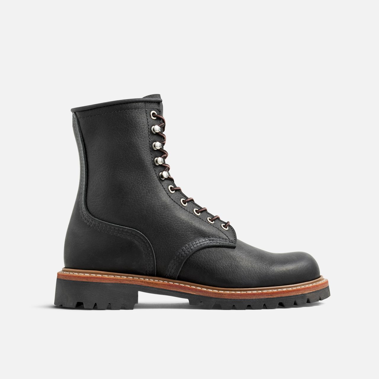 Red Wing 4501 8" Logger - Black Oil Slick
