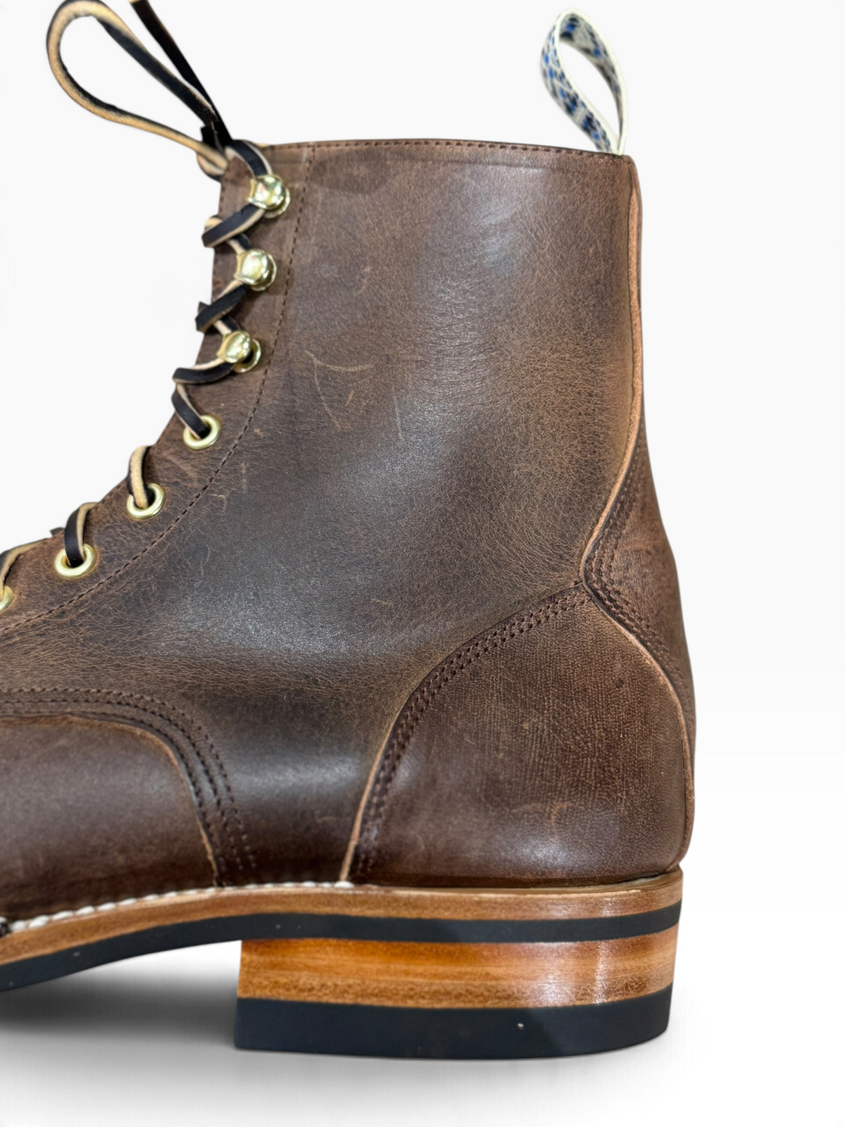 UNMARKED - DP Hunter Cap Toe Boot Vintage Rust