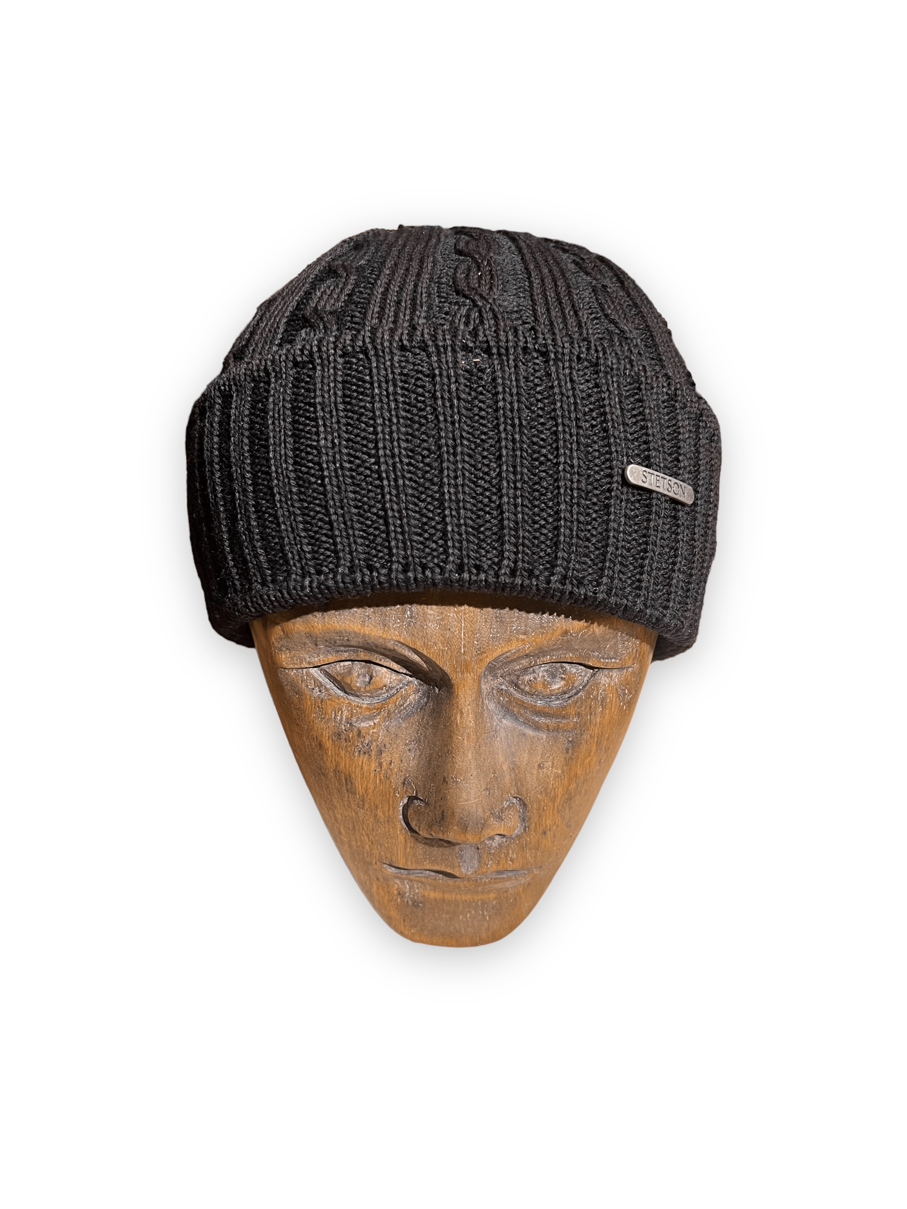 Stetson Wool Beanie Black 8699352 1
