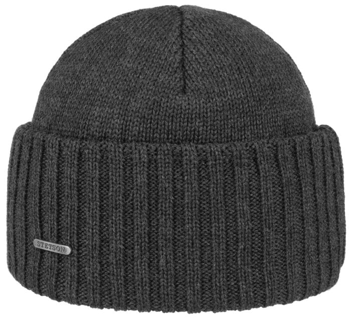 Stetson Northport Wool Beanie, Grey 8519301 33