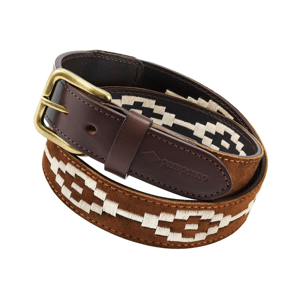 Pampeano Confianza Belt Tan Suede