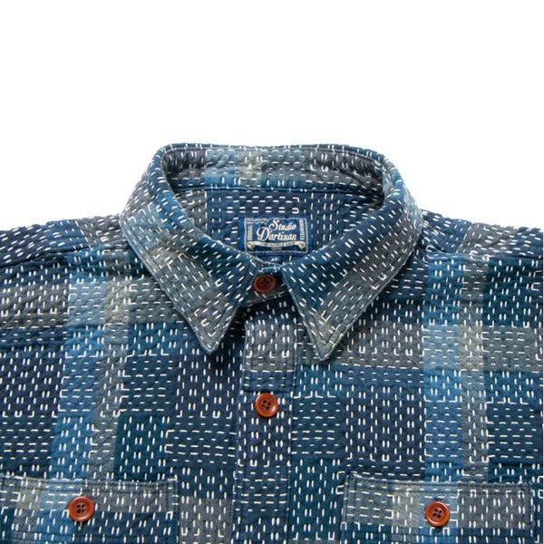 Studio D'Artisan 5651 Noragi Sashiko Shirt
