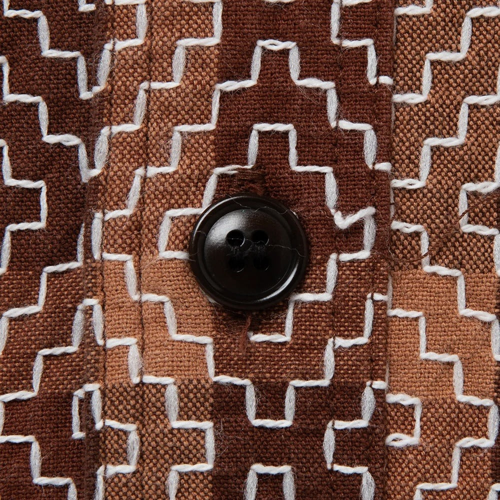 Studio D'Artisan 5726 Persimmon Tannin Work Shirt