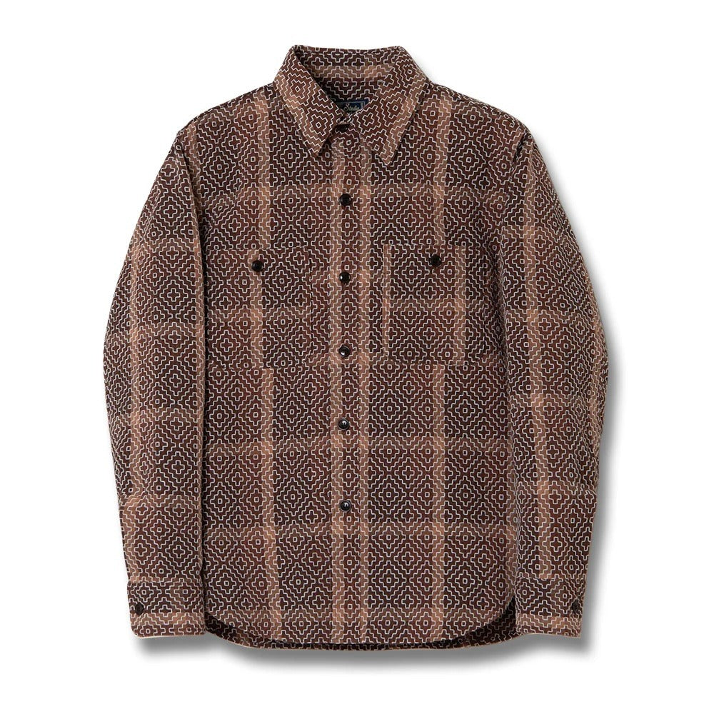 Studio D'Artisan 5726 Persimmon Tannin Work Shirt