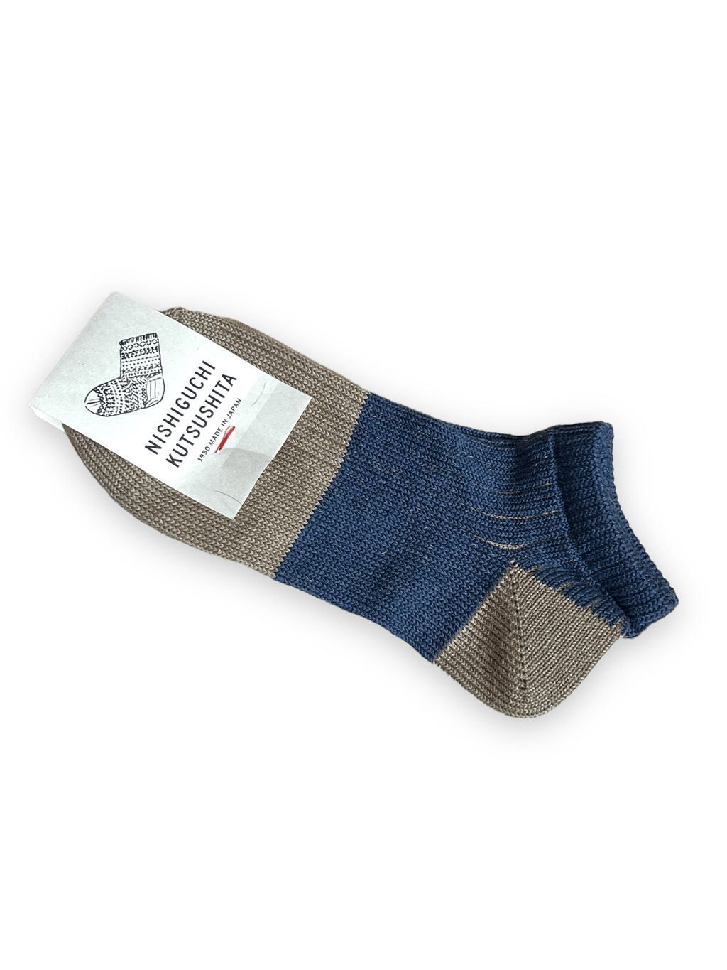 Nishiguchi Kutsushita Boston Wool/Cotton Socks Mustard