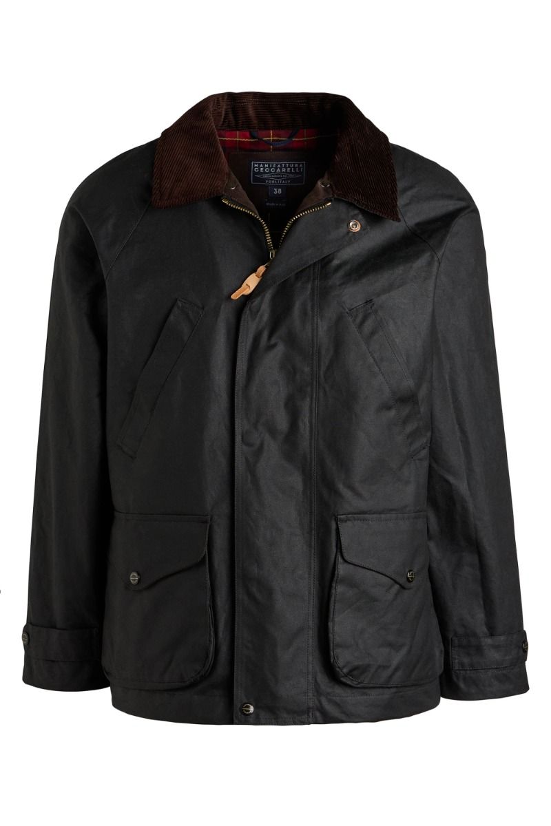 MANIFATTURA CECCARELLI -   Rain Caban 7071-WX - Black