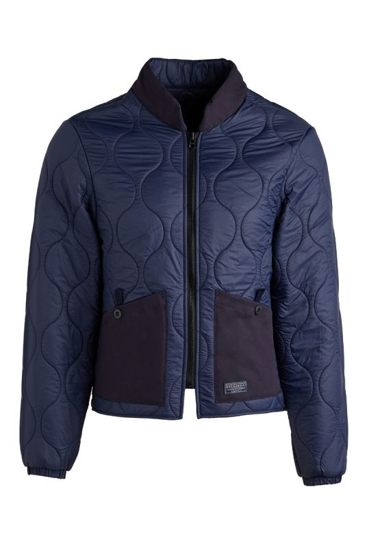 MANIFATTURA CECCARELLI - Quilted Jacket 7086-CB Navy