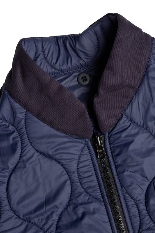 MANIFATTURA CECCARELLI - Quilted Jacket 7086-CB Navy