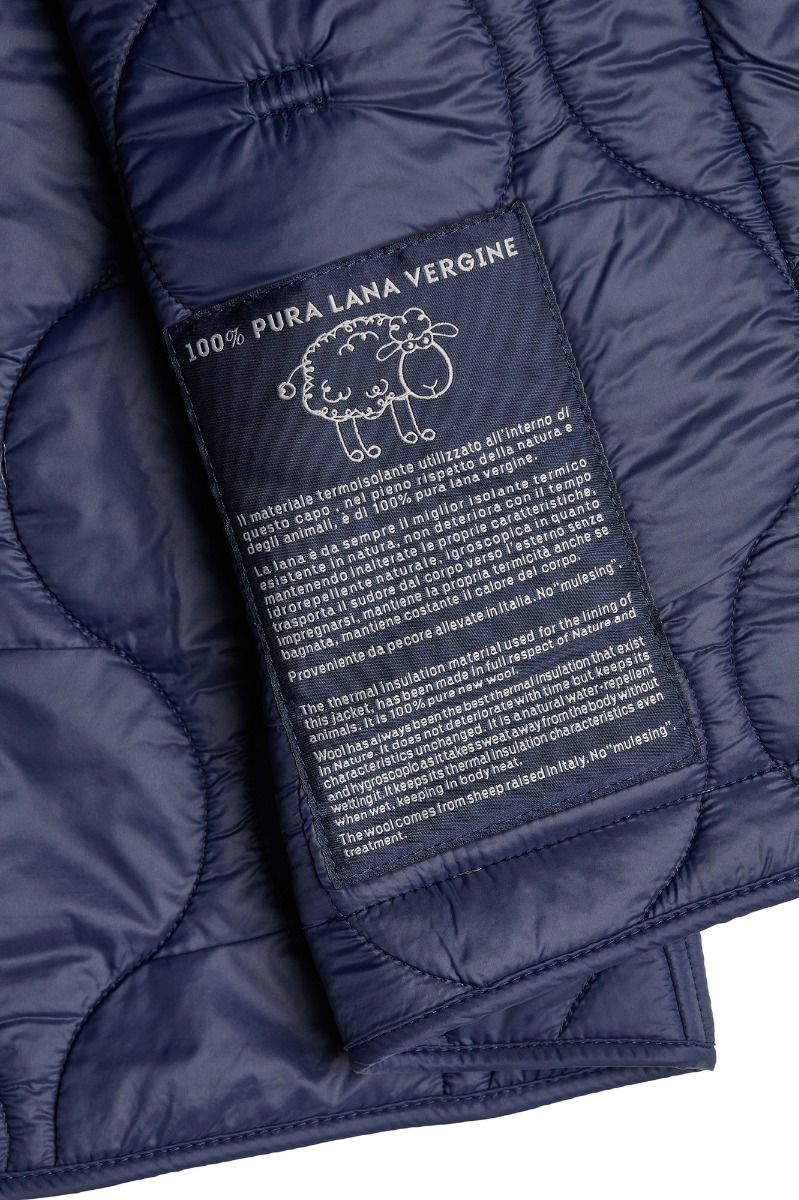 MANIFATTURA CECCARELLI - Quilted Jacket 7086-CB Navy