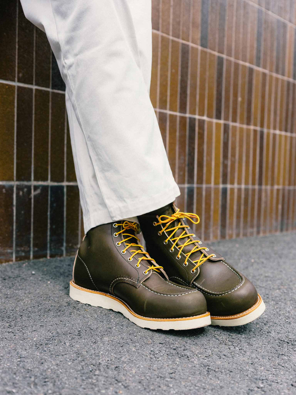 Red Wing 8180 6" Moc Green Kangatan LIMITED