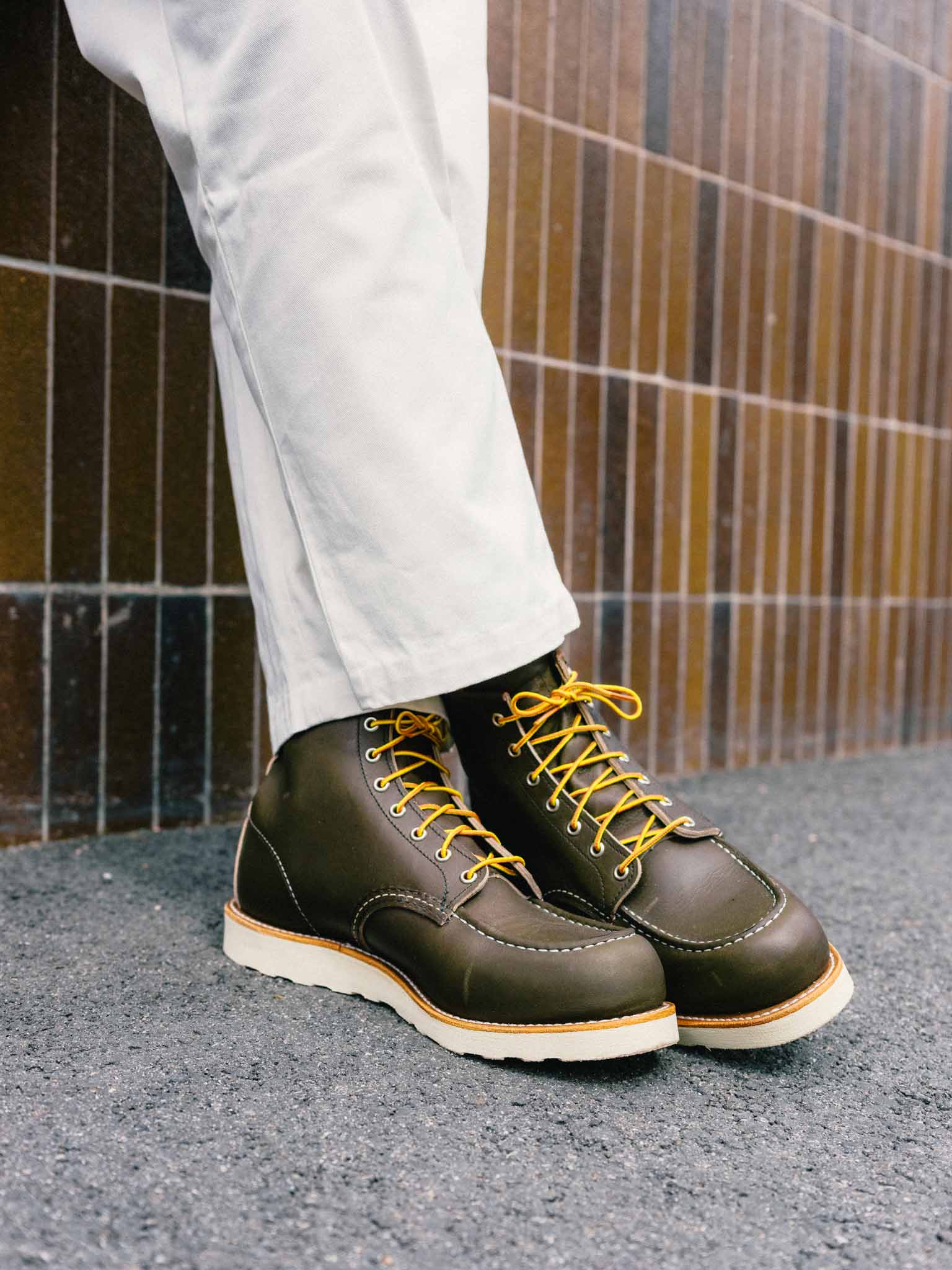 Red Wing 8180 6" Moc Green Kangatan LIMITED