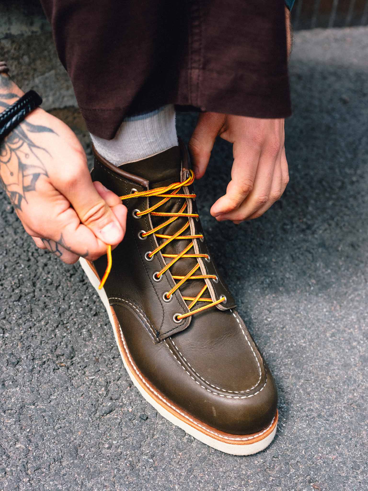 Red Wing 8180 6" Moc Green Kangatan LIMITED