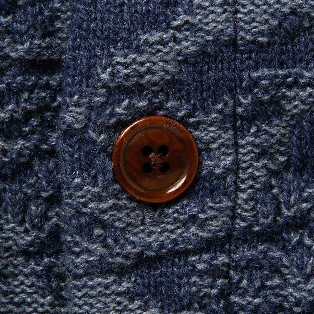 Studio D'Artisan 8184 Pig Camouflage Knit Cardigan