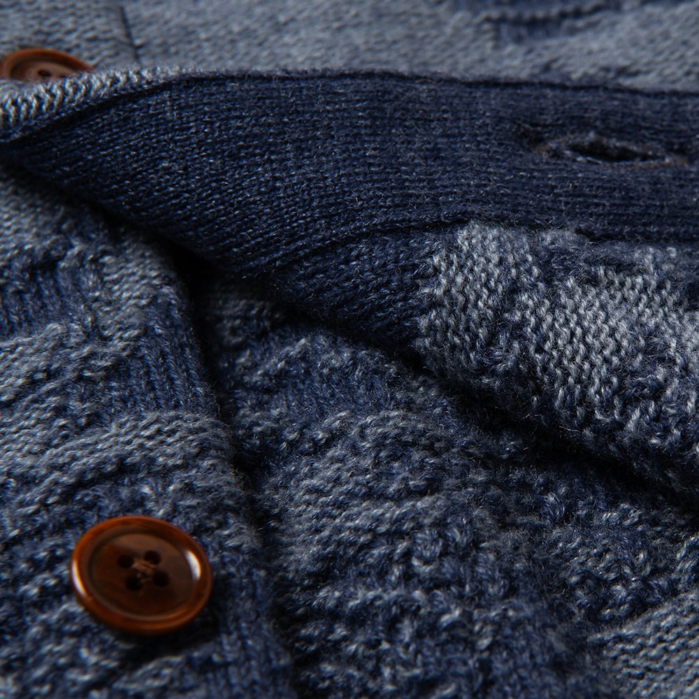 Studio D'Artisan 8184 Pig Camouflage Knit Cardigan