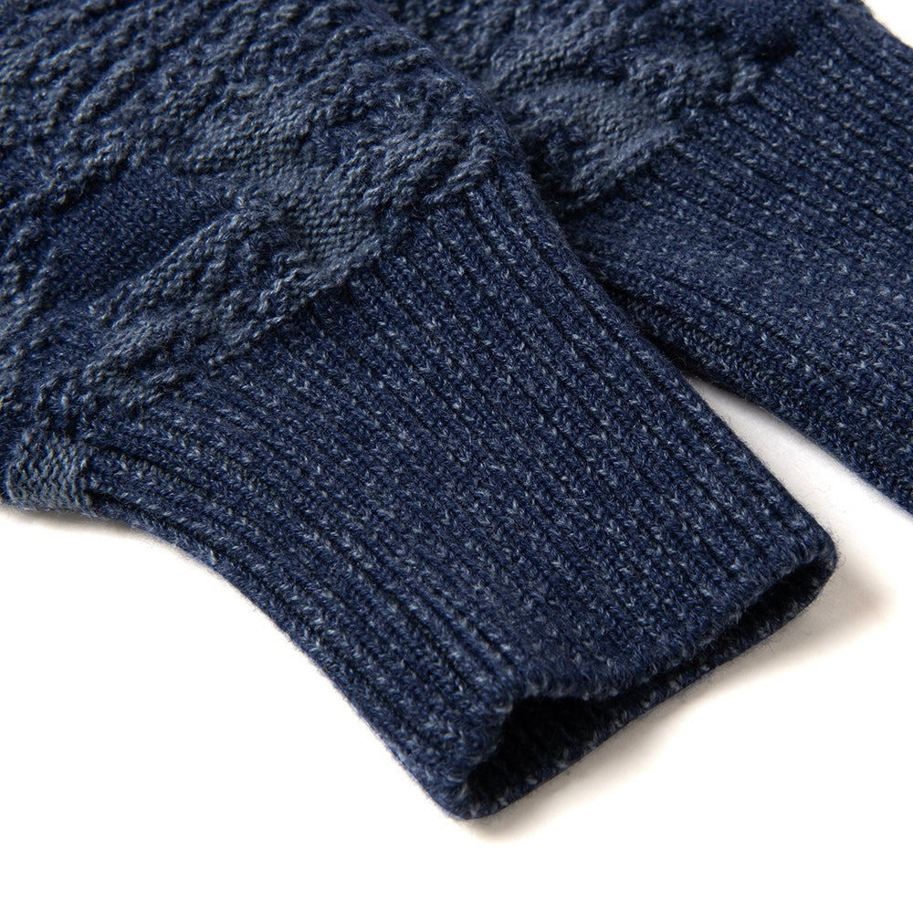 Studio D'Artisan 8184 Pig Camouflage Knit Cardigan