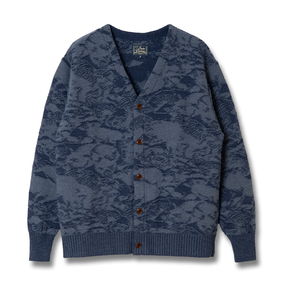 Studio D'Artisan 8184 Pig Camouflage Knit Cardigan