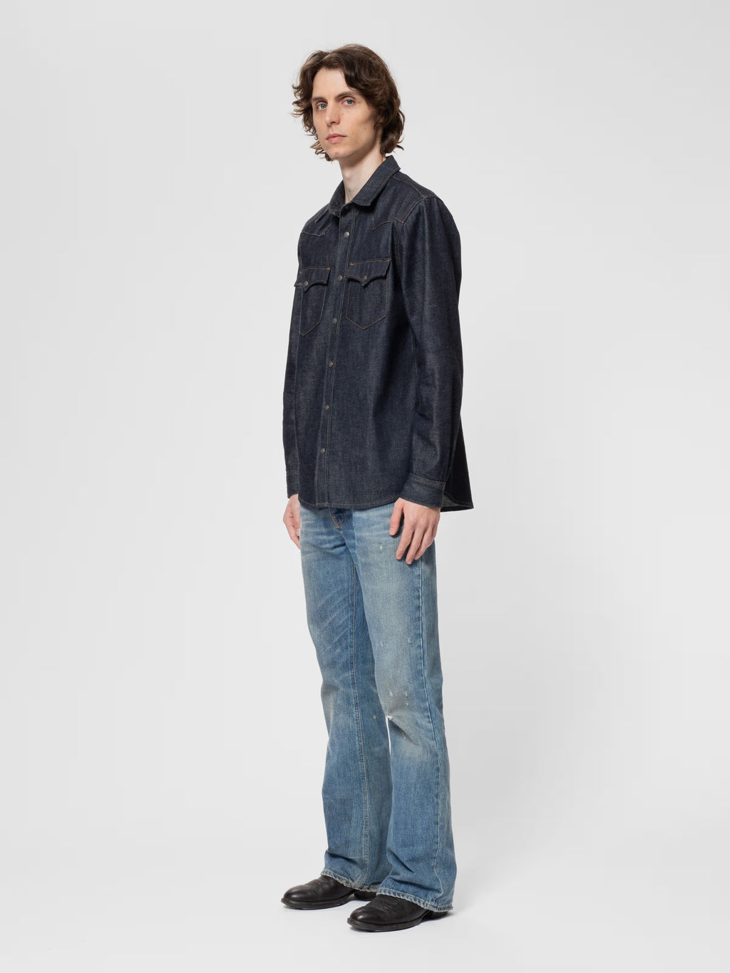 Nudie Jeans George Ace Selvage Denim Shirt