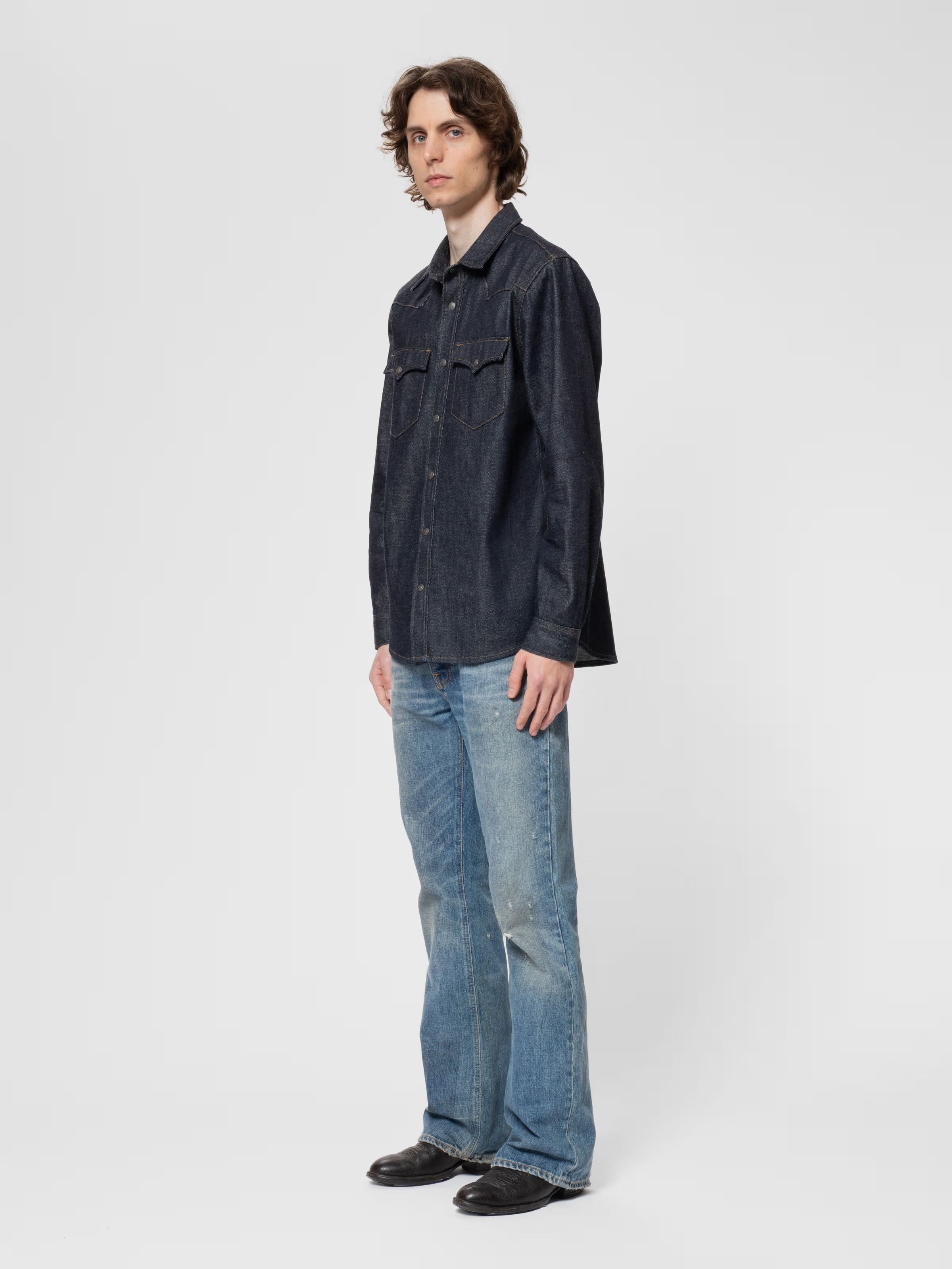 Nudie Jeans George Ace Selvage Denim Shirt