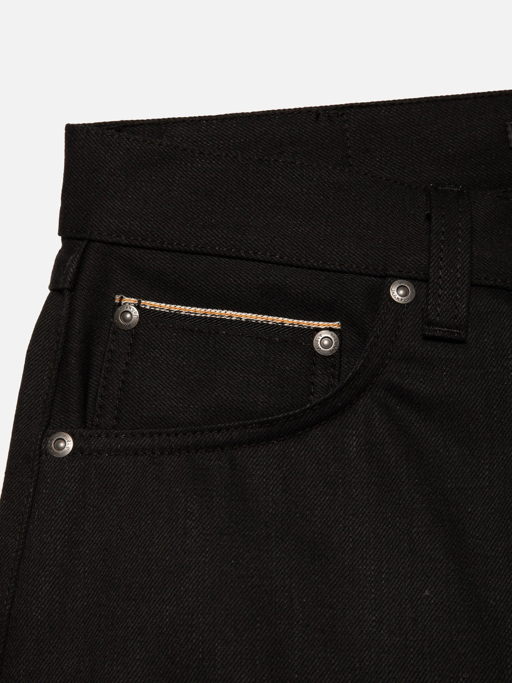 Nudie Jeans 14.5oz Rad Rufus Dry Black Selvage