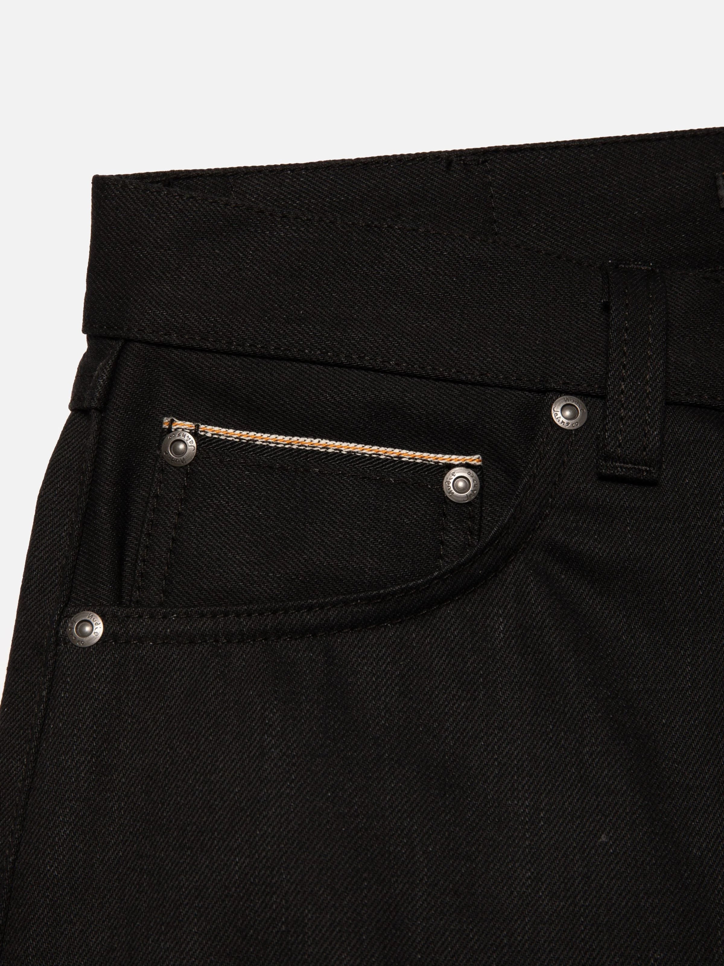 Nudie Jeans 14.5oz Rad Rufus Dry Black Selvage