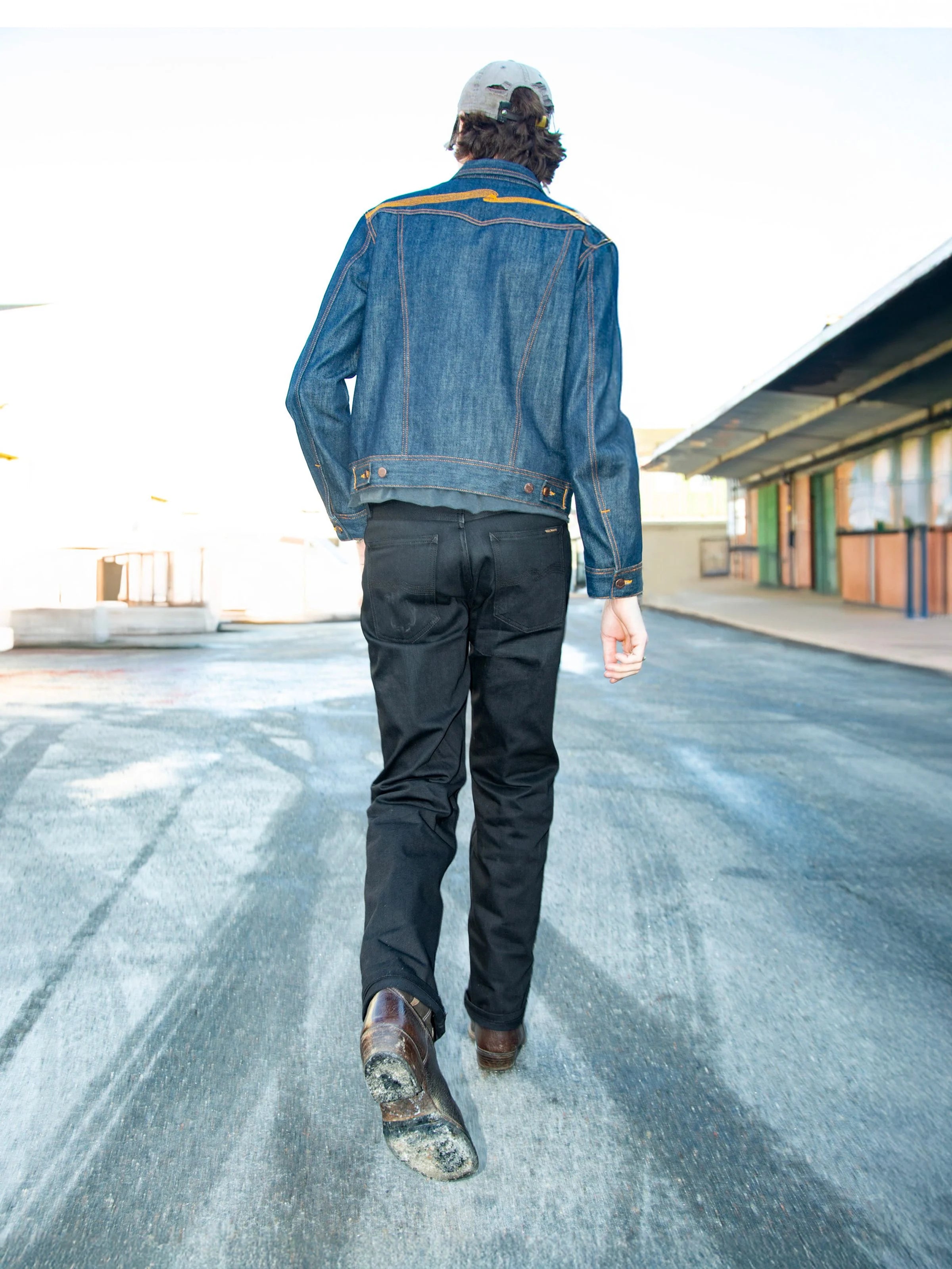 Nudie Jeans 14.5oz Rad Rufus Dry Black Selvage