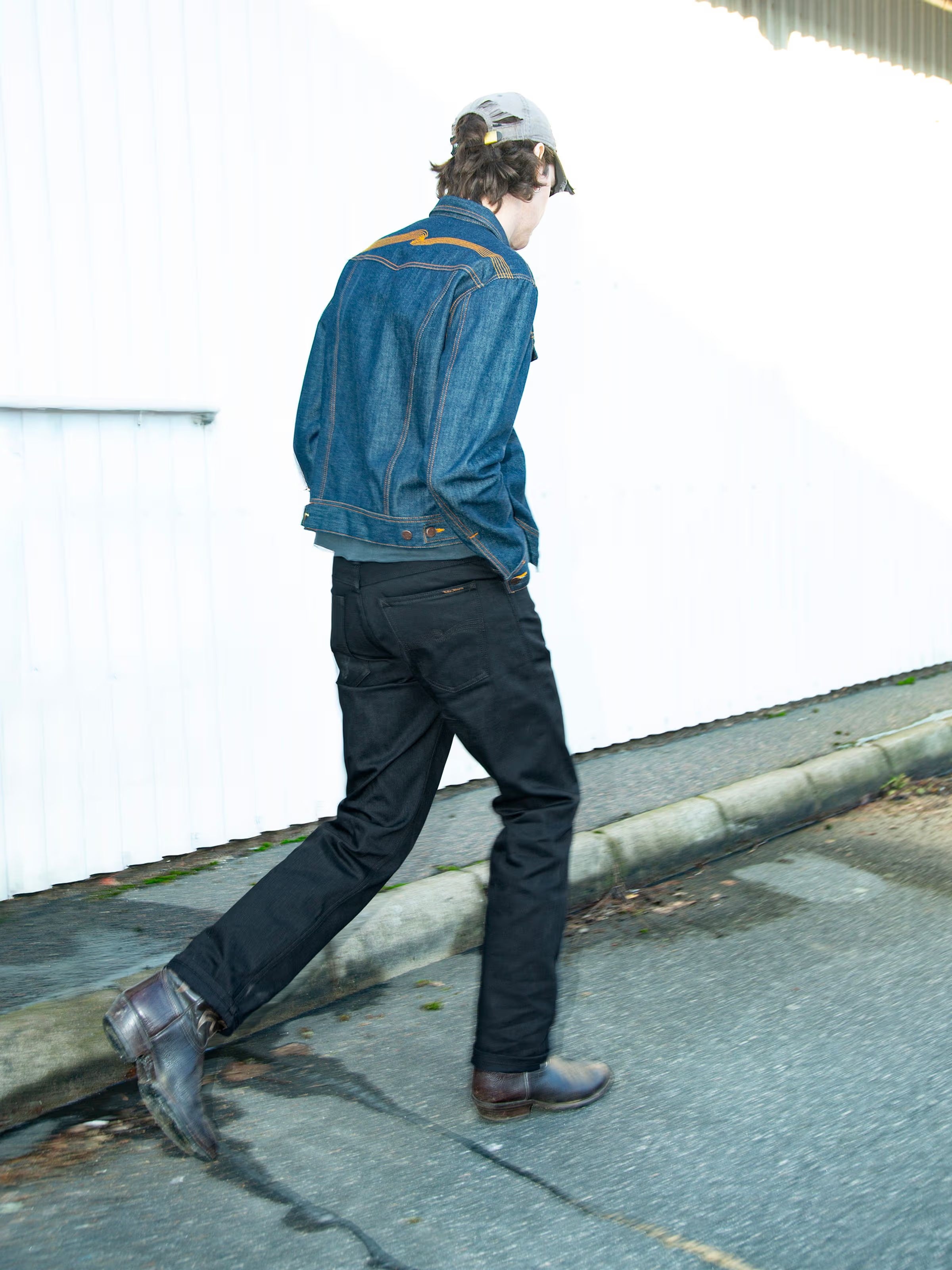 Nudie Jeans 14.5oz Rad Rufus Dry Black Selvage
