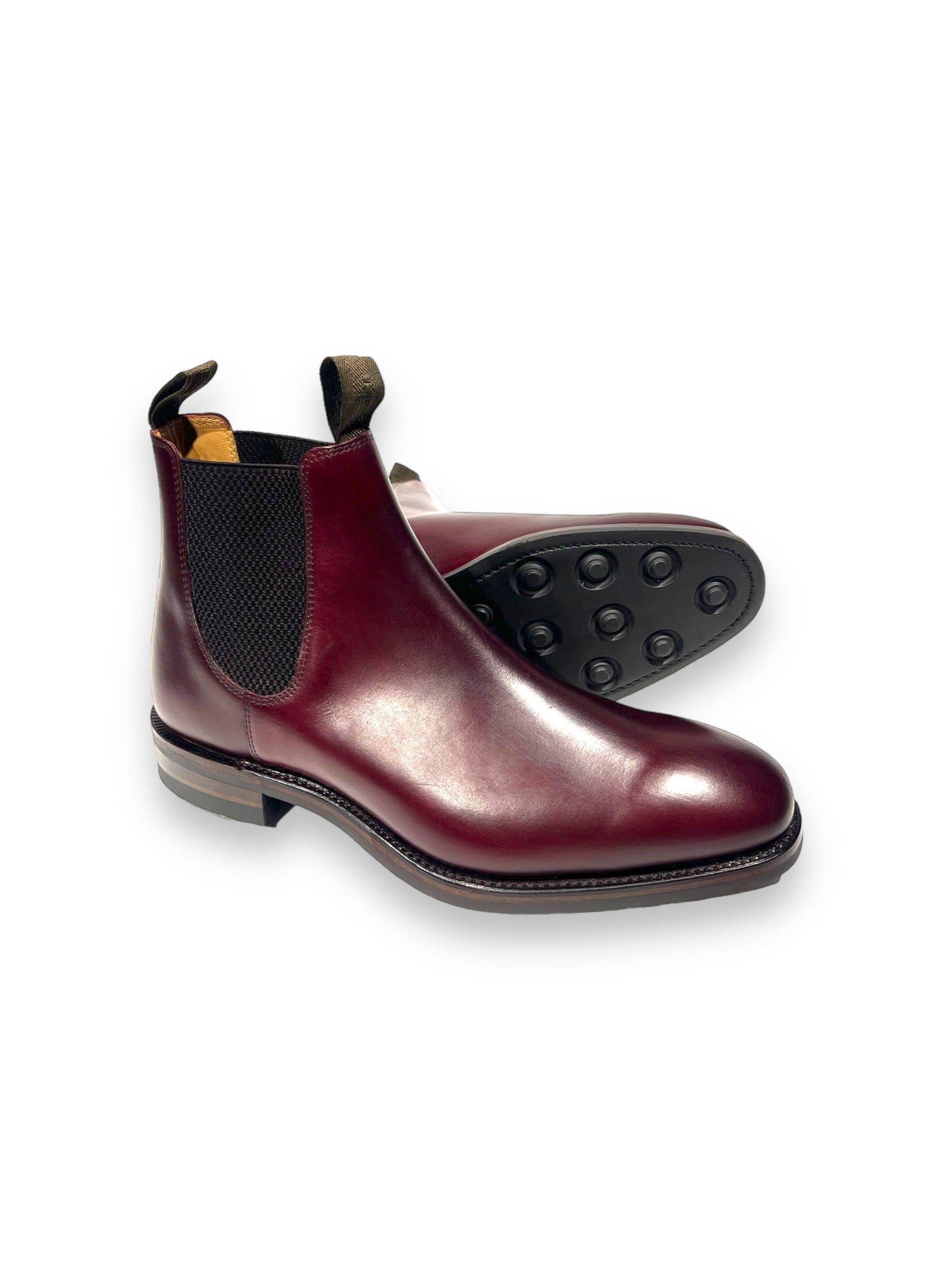 Loake 1880 Chatsworth Burgundy Chelsea Boots