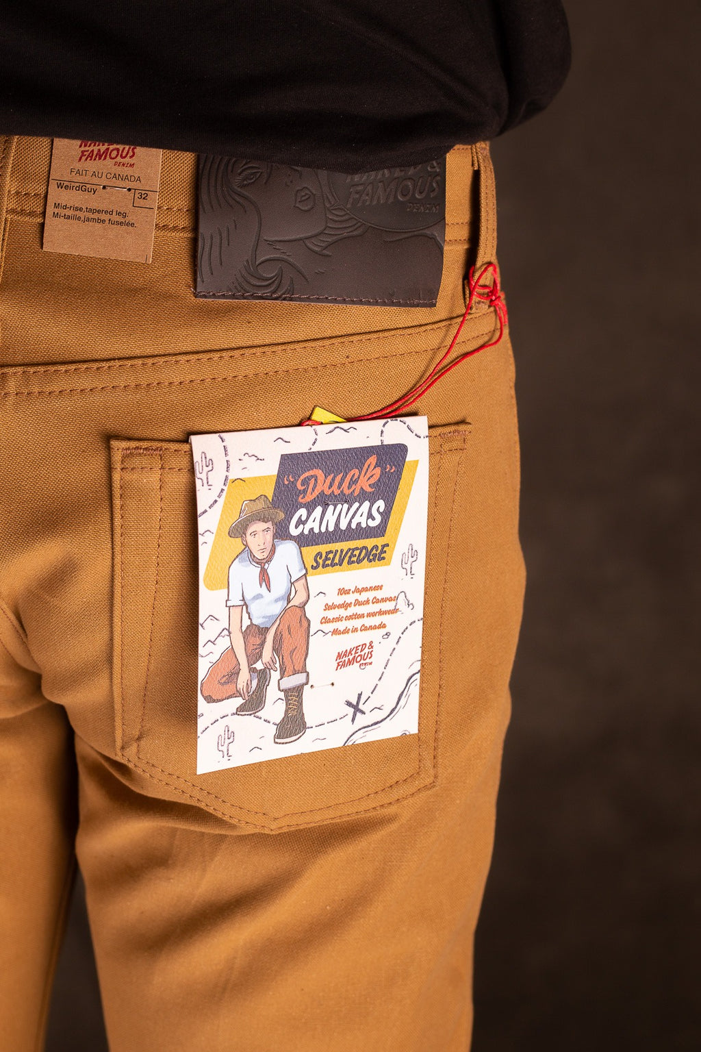 Naked and Famous Weird Guy Selvedge Duck Canvas