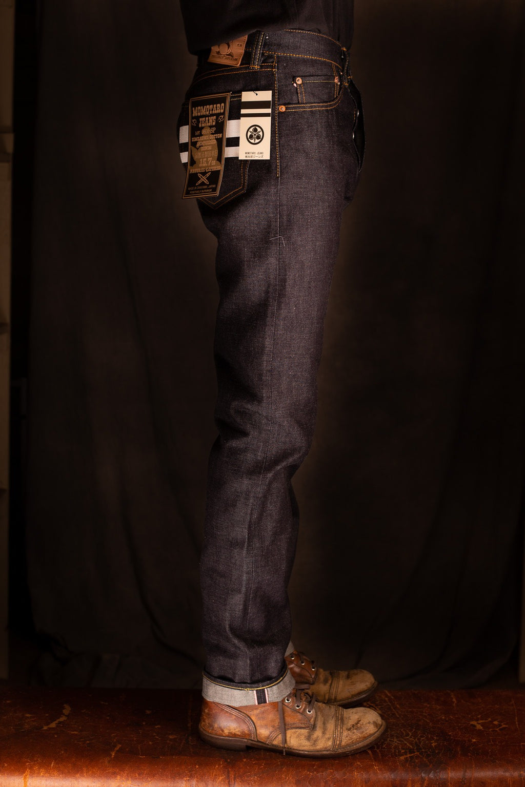 Momotaro 0605-SP 15,7oz Zimbabwe Cotton Denim GTB Natural Tapered