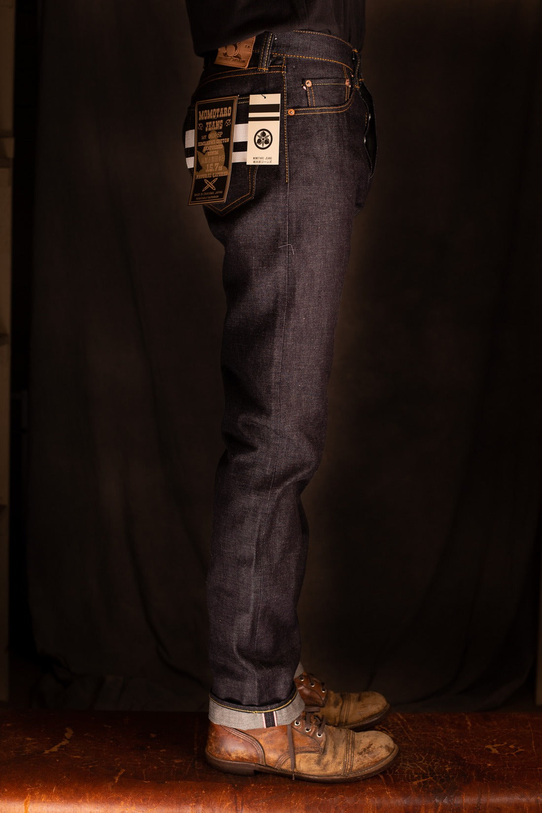 Momotaro 0605-SP 15,7oz Zimbabwe Cotton Denim GTB Natural Tapered