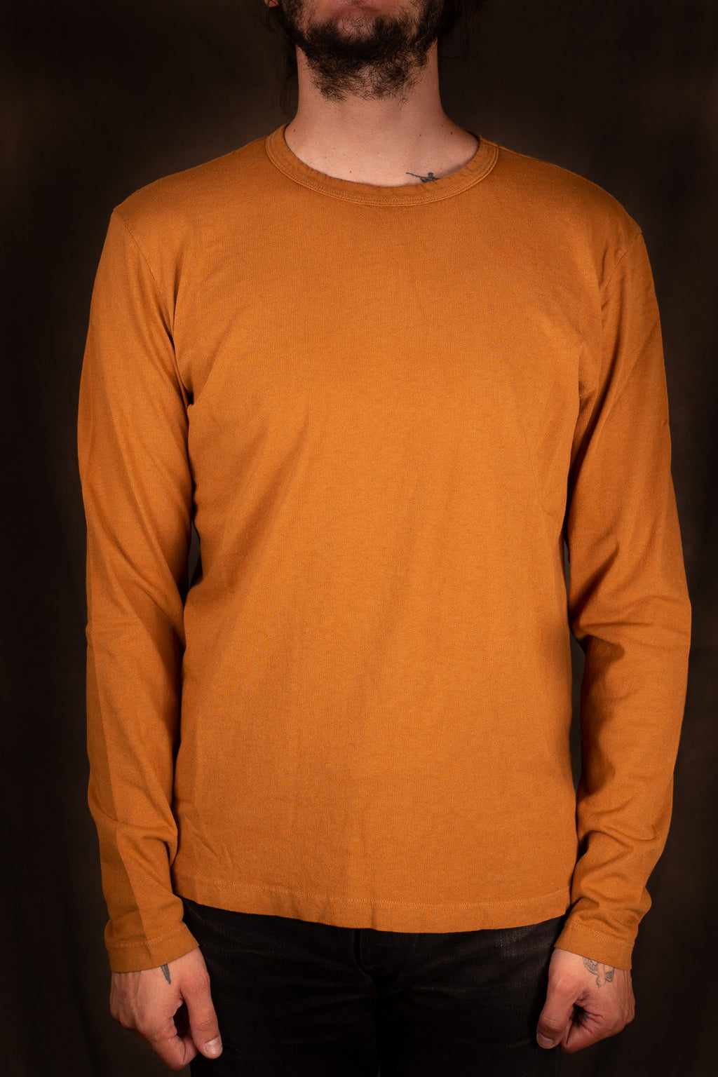 Freenote Cloth 9 ounce t-shirt L/S Tobacco