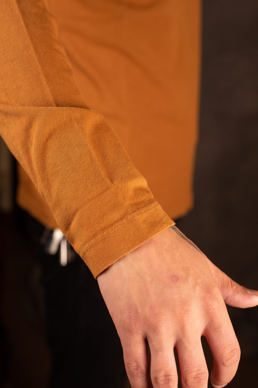 Freenote Cloth 9 ounce t-shirt L/S Tobacco