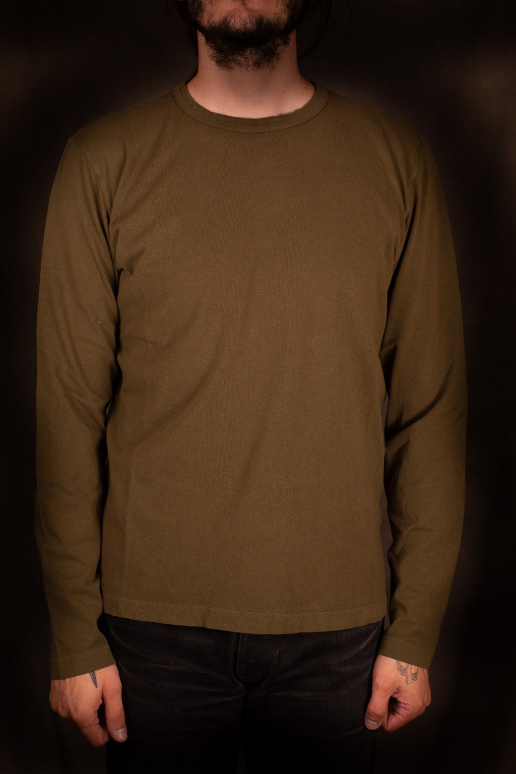 Freenote Cloth 9 ounce t-shirt L/S Olive