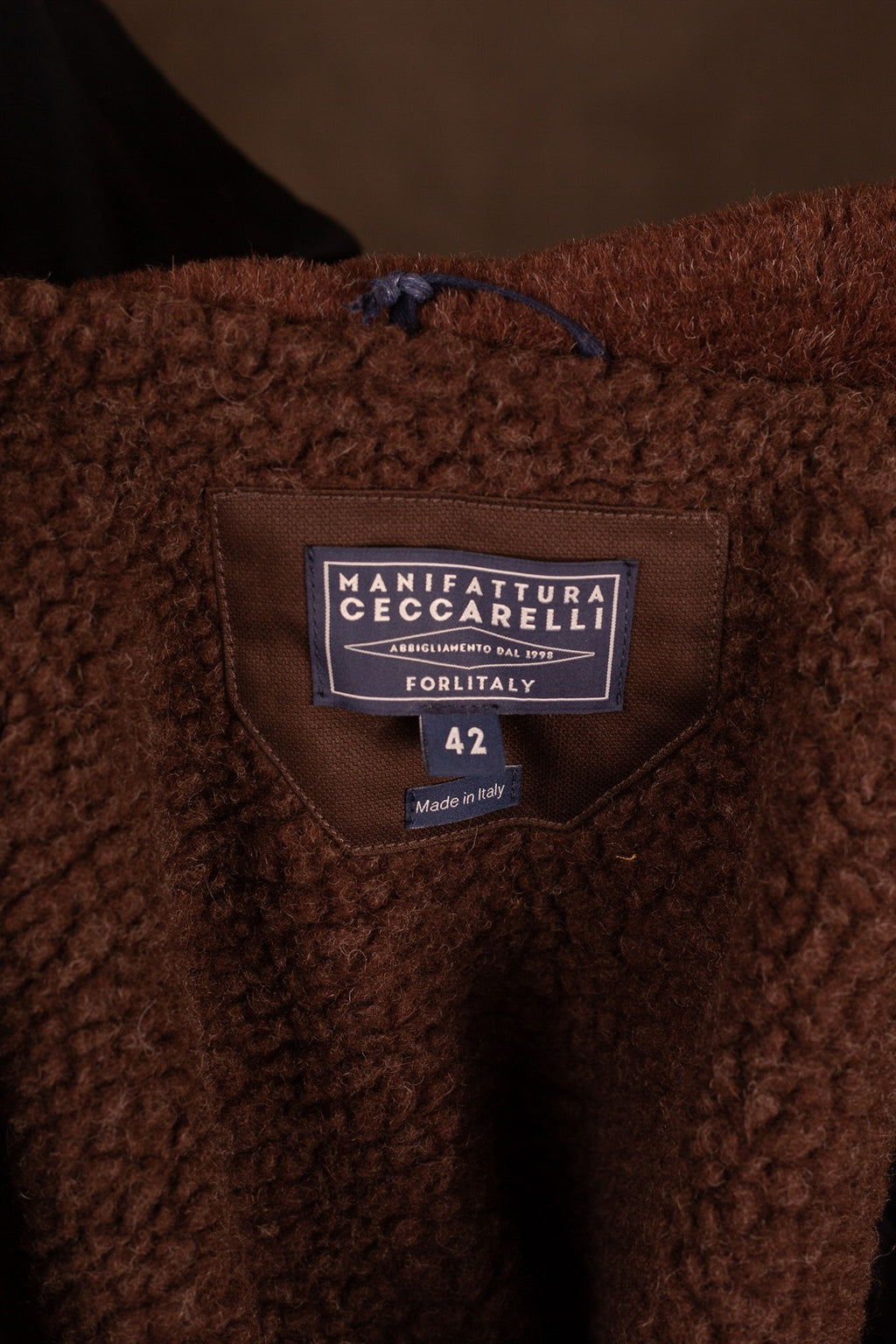 MANIFATTURA CECCARELLI - DECK JACKET WAXED CANVAS 7061-WX DARK TAN