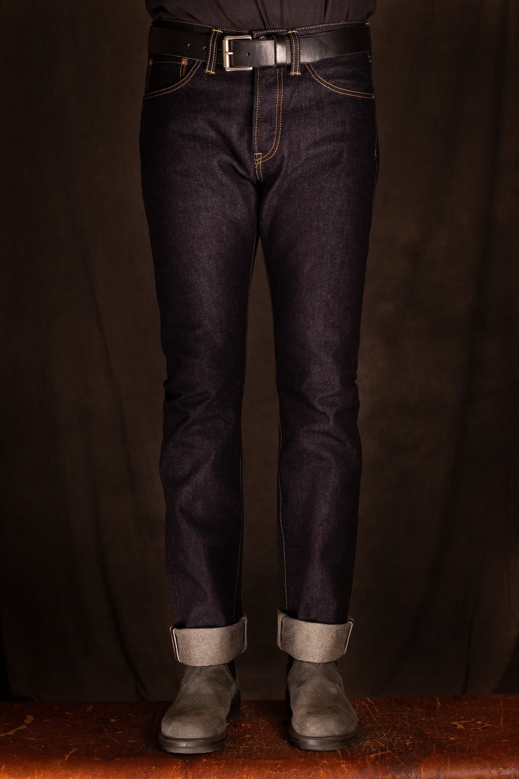 Iron Heart IH-555S-142  14oz Selvedge Denim Slim Jeans