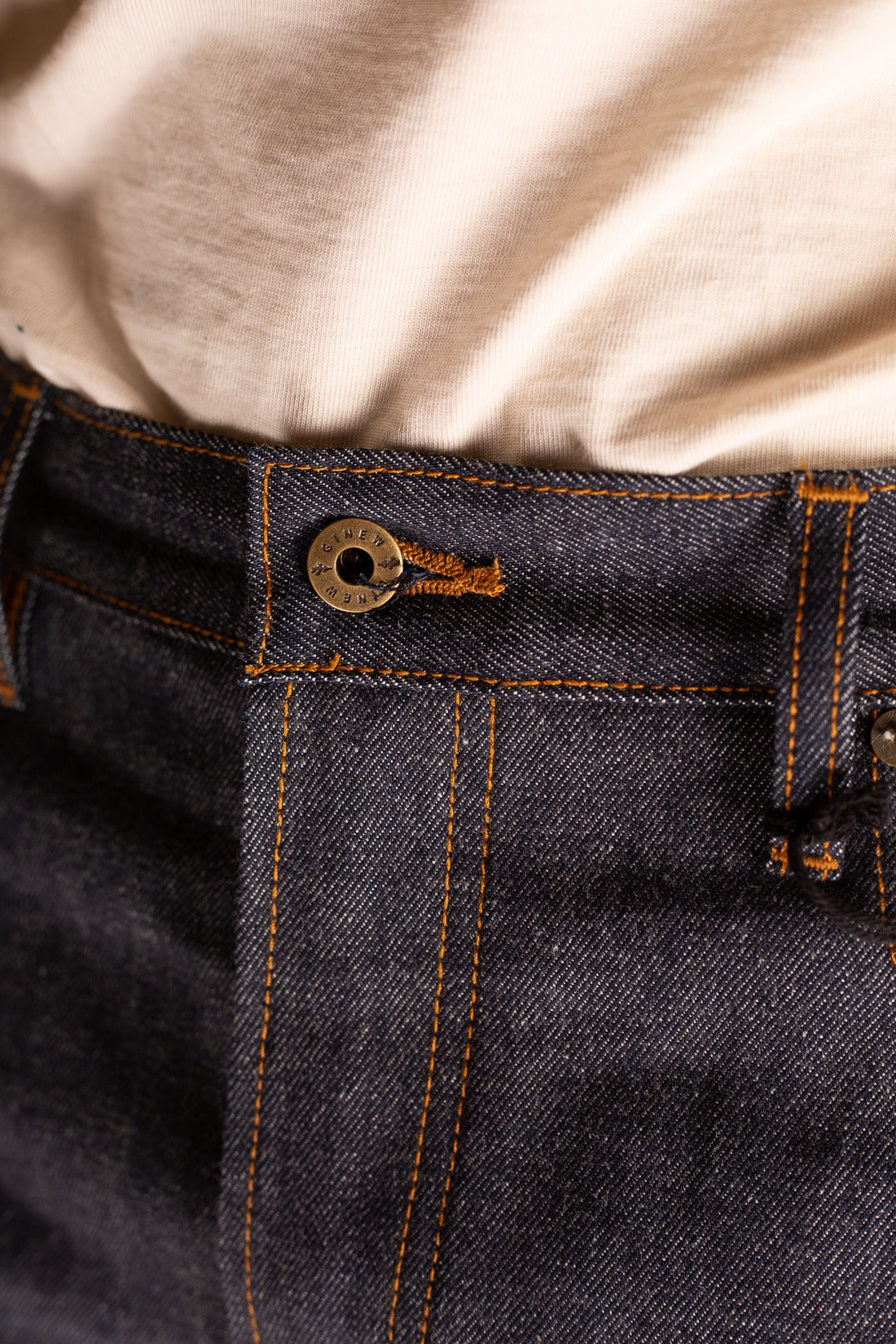 Ginew - WEST FORK - Tapered -"RED" JEAN 13 OZ