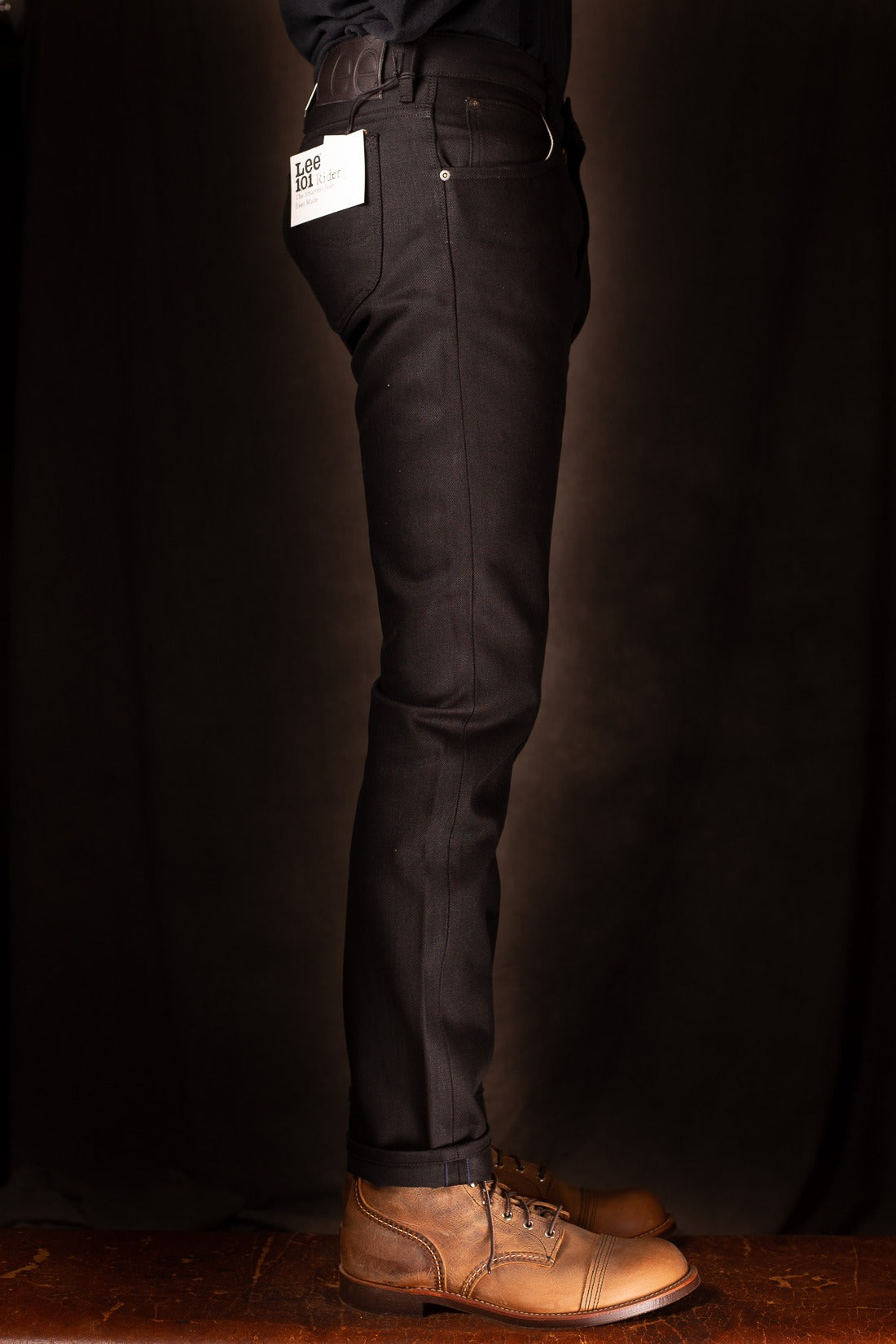 LEE 101 RIDER SLIM FIT JEAN- DRY BLACK - 13.75 OZ