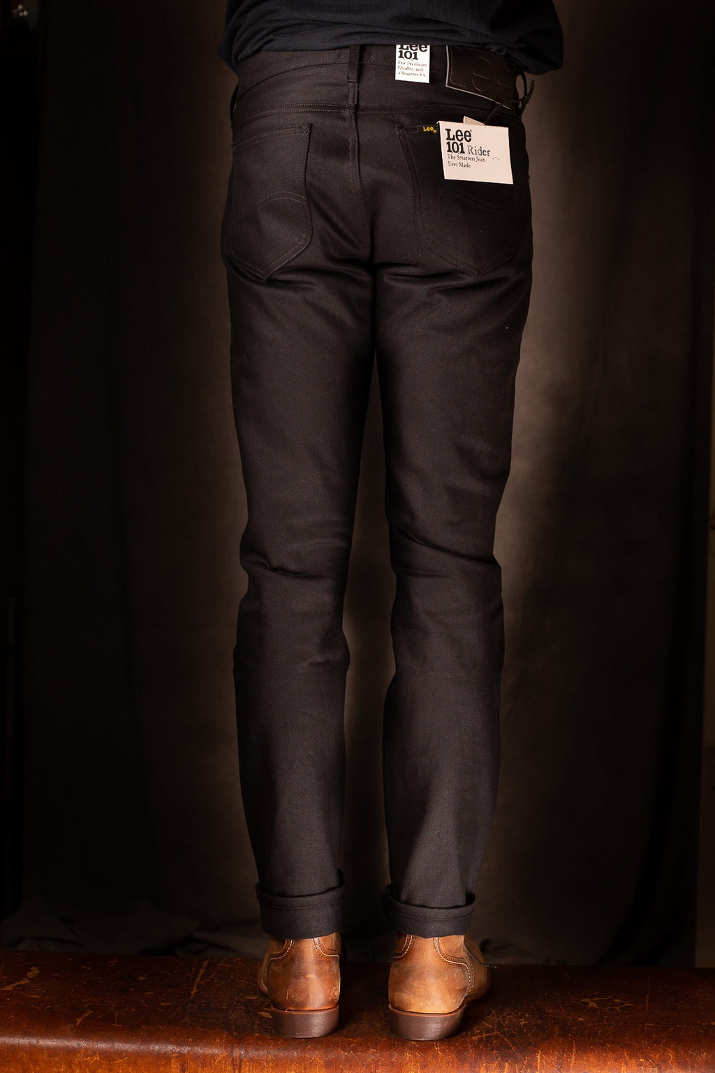 LEE 101 RIDER SLIM FIT JEAN- DRY BLACK - 13.75 OZ