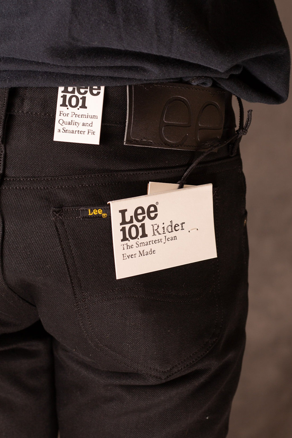 LEE 101 RIDER SLIM FIT JEAN- DRY BLACK - 13.75 OZ