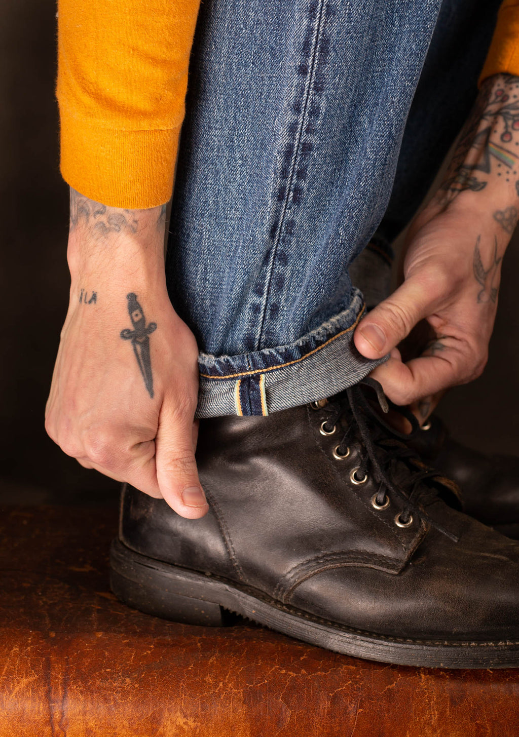 Edwin Made in Japan, 13.5oz Regular Tapered, Blue - Mid Dark Wash - I030674_01_E3