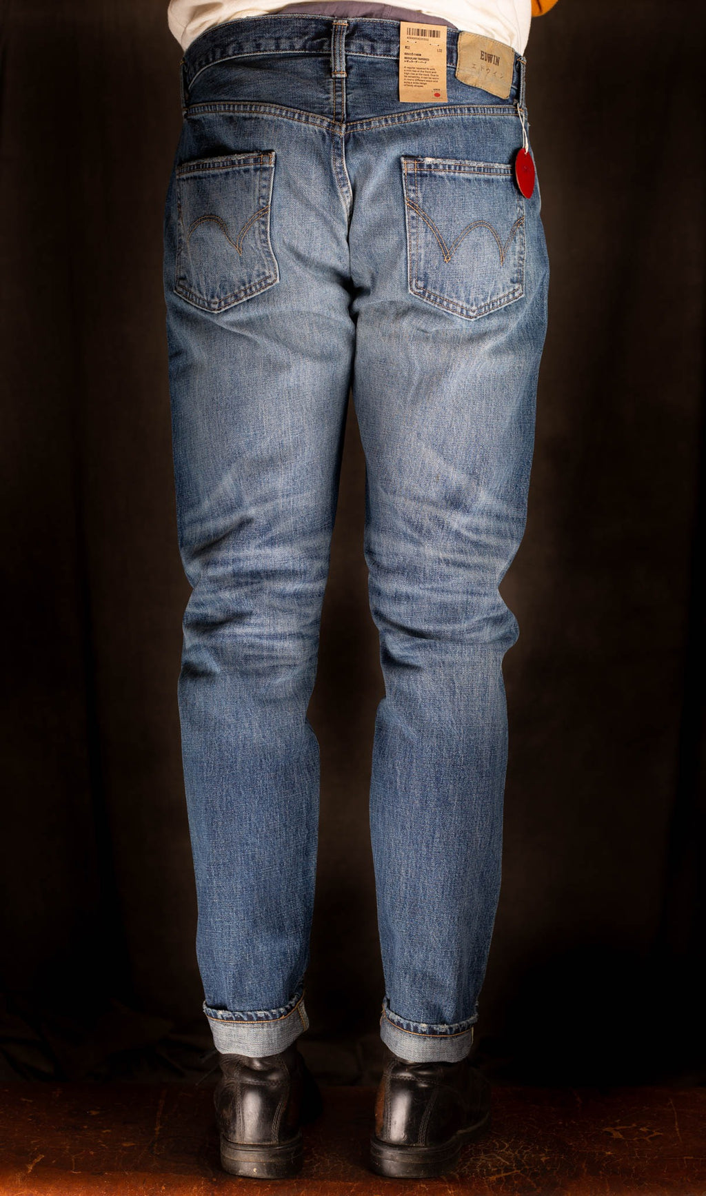 Edwin Made in Japan, 13.5oz Regular Tapered, Blue - Mid Dark Wash - I030674_01_E3