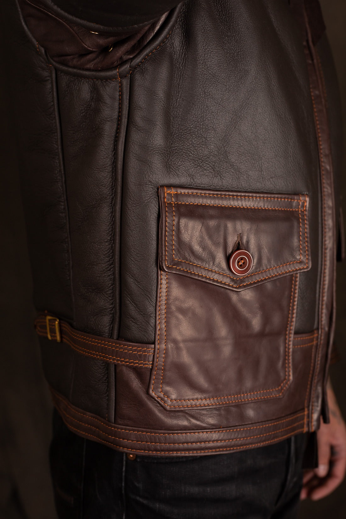 Iron Heart X Simmons Bilt Flight Jacket IHSB-ANJ4