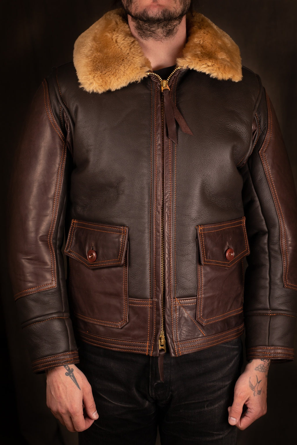 Iron Heart X Simmons Bilt Flight Jacket IHSB-ANJ4